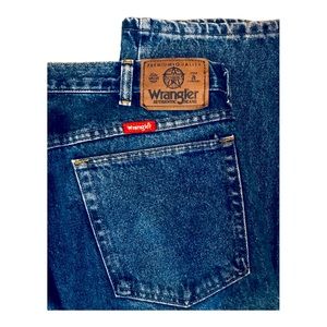 Mens 36x34 Wrangler Jeans Straight Leg